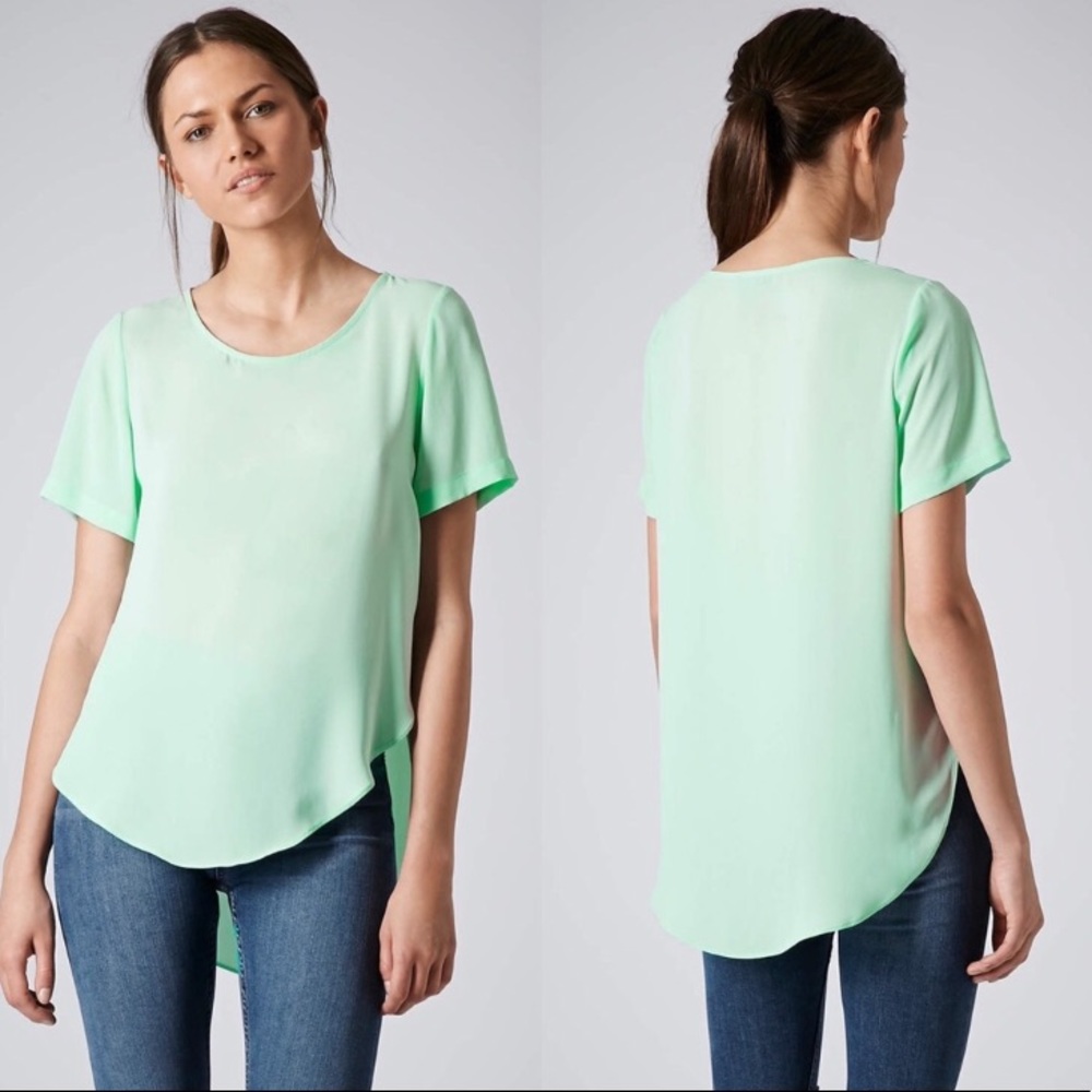 3/30$ Topshop Side Split Chiffon T-shirt